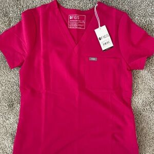 Figs Ultra Rosa top new